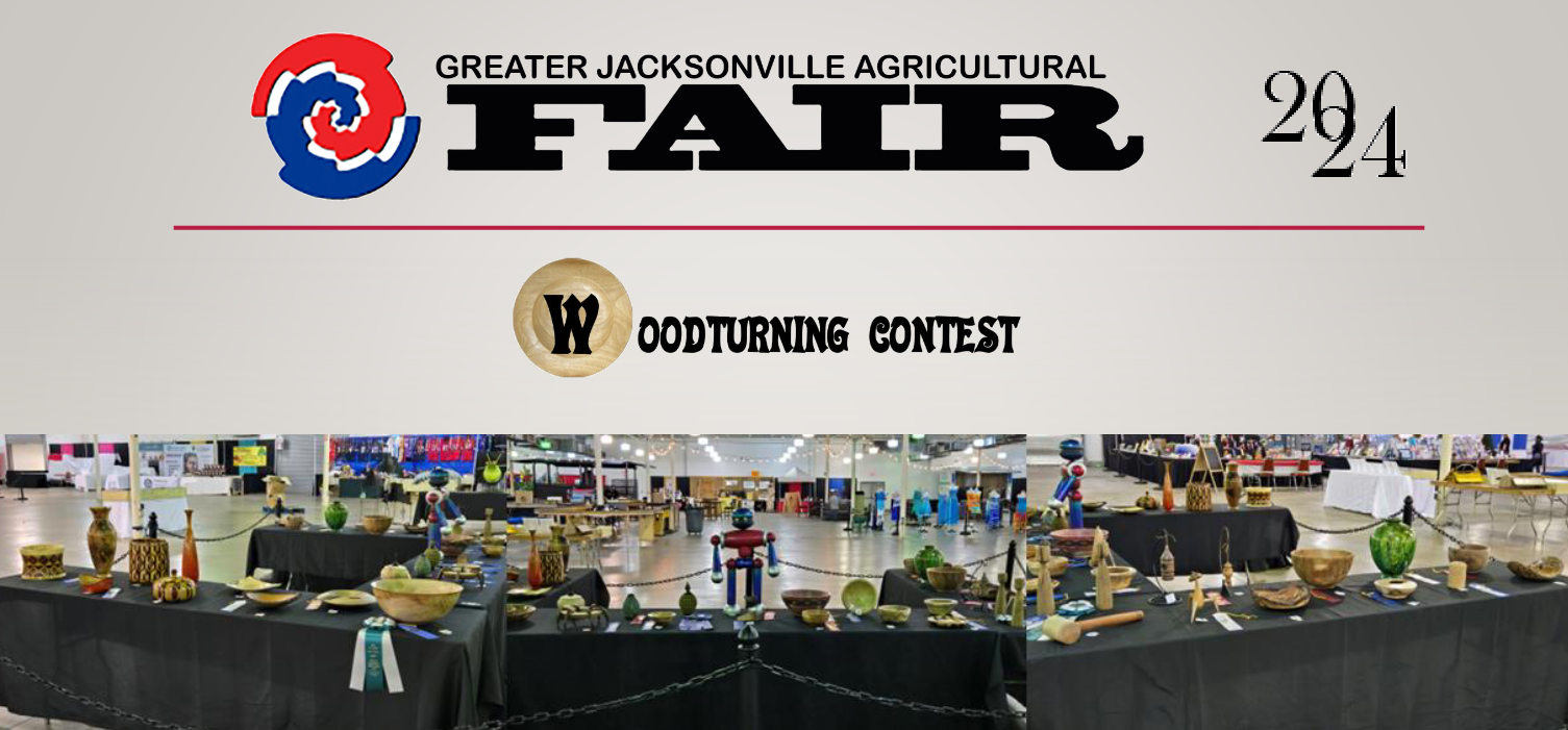 Greater Jacksonville Agricultural Fair 2024 logo and table of entries